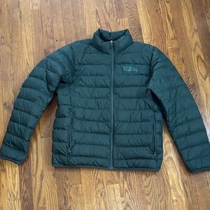 Eddie Bauer Men's Dark Green Puffer Jacket